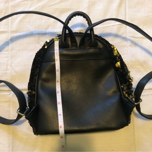 3/20$ L.A EXPRESS - Gold & Black Glitter Backpack - Picture 7 of 7